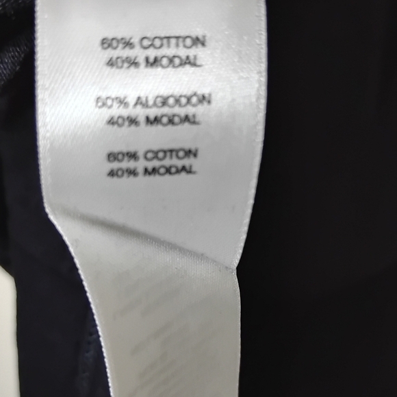 Chico’s Zenergy Erica Top L Black Sparkle 3/4 Sleeve Modal NEW - Picture 8 of 10